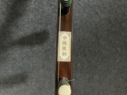 龍韻牌扁筒整筒老紅木二胡工藝頭-編號(hào)：甲午12C正01